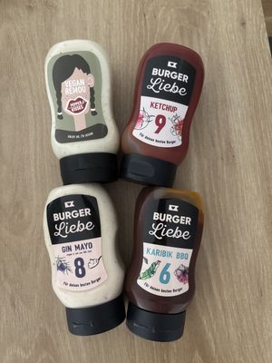 Vegan remoulade, ketchup, gin mayonaise and caribean barbecue (via Too Good To Go bag)  at Vegan Wolf  in Vienna