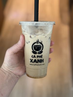 Brown sugar boba tea  at Bánh Mì Xanh in Ho Chi Minh City
