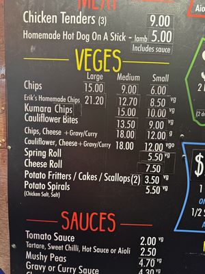   at Erik's Fish & Chips in Queenstown