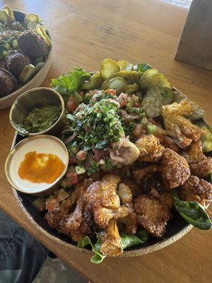 Roasted Cauliflower Bowl  at Yaman Mullumbimby in Mullumbimby