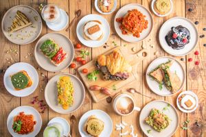 Our plantbased brunch and cafe options at Natury in Barcelona