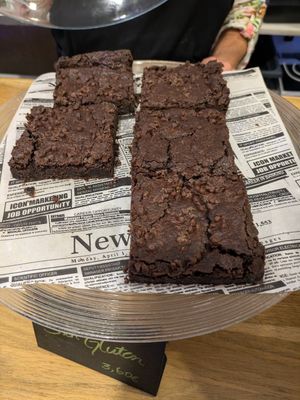 Brownies at Natury in Barcelona