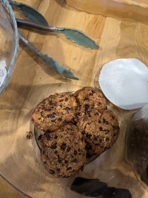 Walnut cookies at Natury in Barcelona