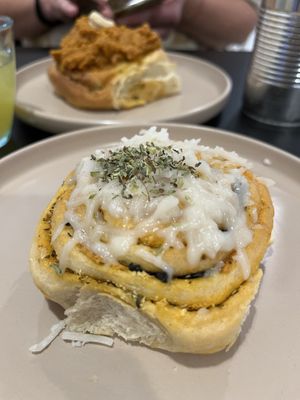 Roll pizza   at Natury in Barcelona