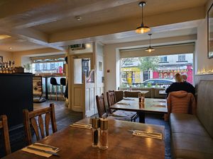 Right on the main street. at Ubiquitous Restaurant in Buncrana