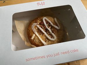 Sometimes you just need a delicious cake #Veganuary at Petit by Sam in The Hague