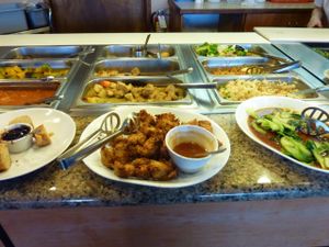 Best Asian fusion buffet in town! at Pepper Tree Veggie Cuisine in Houston