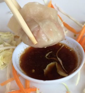 Steamed Dumpling at Pepper Tree Veggie Cuisine in Houston