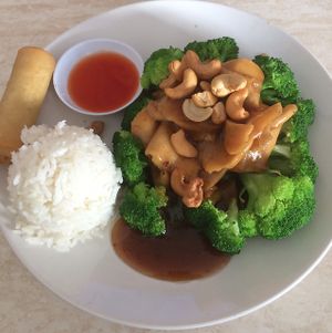 Cashew chicken  at Pepper Tree Veggie Cuisine in Houston