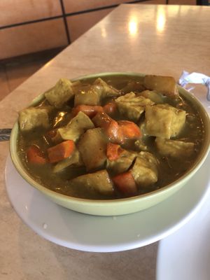 Curry tofu  at Pepper Tree Veggie Cuisine in Houston