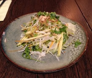 mango salad at Thana Asia Restaurant in Luebeck