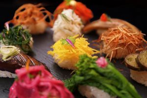  at veggie tempo & sushi in Tokyo