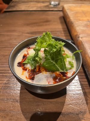 Tan-tan  at veggie tempo & sushi in Tokyo