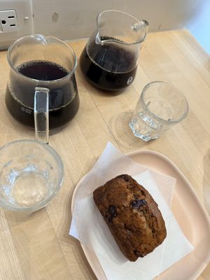 Chocolate banana mini loaf  at Hey Happy in Victoria
