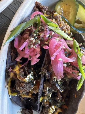 Reuben Harper, K-pop tacos and Parmesan truffle friess  at The Joint in Colorado Springs