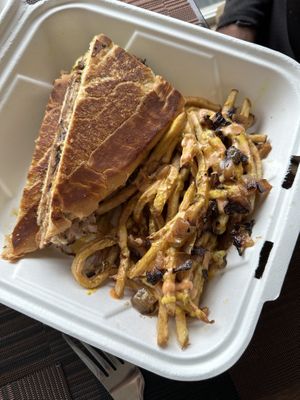 Cuban with no animal fries  at The Joint in Colorado Springs