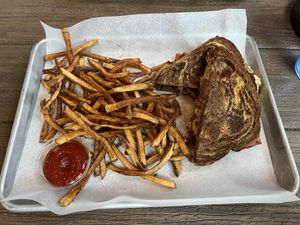 The Reuben & the Philly with plantains  at The Joint in Colorado Springs