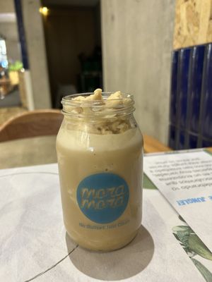 Frappuccino with protein powder  at Mora Mora Colima   in Mexico City