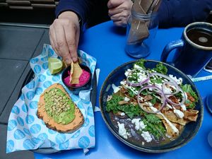 frio y sin sazon at Mora Mora Colima   in Mexico City