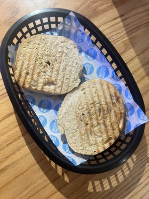 Toasted bagel  at Mora Mora Colima   in Mexico City
