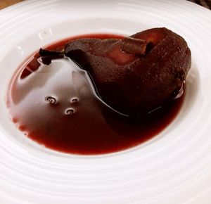 Peras al vino at Envero in Logrono