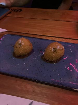 Coxinha, a mais crocante at Pixirica Gastrolounge in Sao Paulo