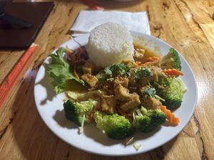 Garlic tofu  at Thai Zapp Restaurant and Bar in Charleston