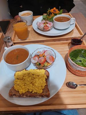 Rührei-Tofu Menü at The Kind  in Kyoto