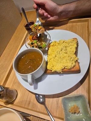 Egg Sandwich Set at The Kind  in Kyoto