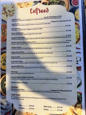 Entrees  at Masala Twist  in Nadi