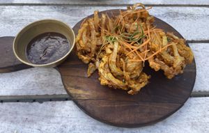 Onion pakora  at Masala Twist  in Nadi