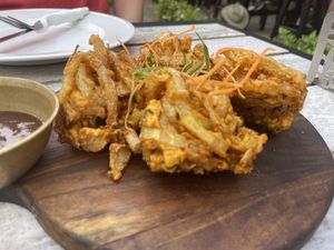 Onion pakora  at Masala Twist  in Nadi