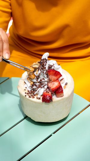 All-you-can-fill Coconut Soft serve with 22 toppings to choose from! Dairy Free & Gluten Free at COCOLO in Hawthorn