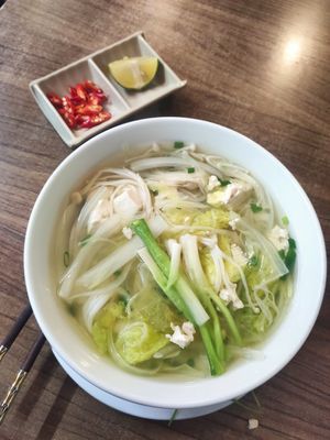 Tofu soup at Vietnamese Lantern in Hanoi