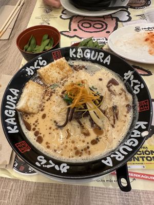 Ramen miso vegano  at Ramen Kagura - Zaragoza in Zaragoza