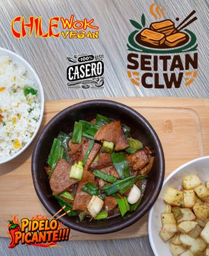 Seitan Mongoliano at Chilewok Meat & Vegan - Reino del Aji in La Serena