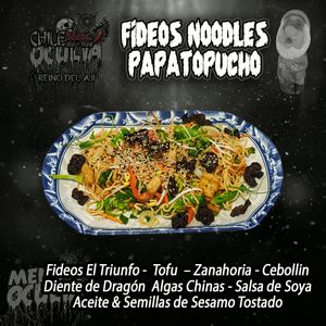 vegan noodles at Chilewok Meat & Vegan - Reino del Aji in La Serena