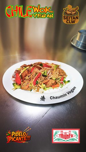 vegan Chow Mein at Chilewok Meat & Vegan - Reino del Aji in La Serena