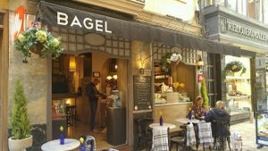 outside Bagel at Bagel in Mallorca