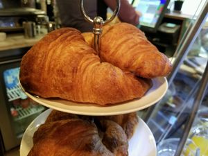 vegan croissants at Bagel in Mallorca