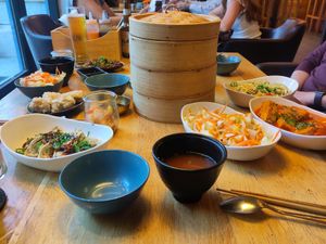 Food for three persons at MẸ OI - Restaurant & Bar in Jena