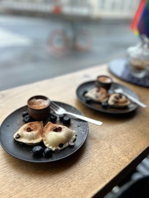 Sweet dumplings at Kemuri in Reykjavik