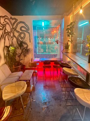 Inside at Kemuri in Reykjavik