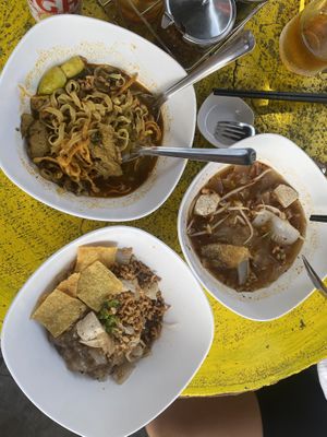 Noodle and soup dishes  at Namon Kitchen in Chiang Mai