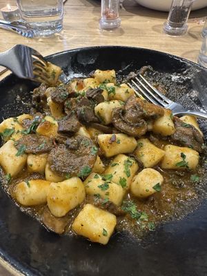 Mushroom gnocchi   at Farro  in Caulfield North