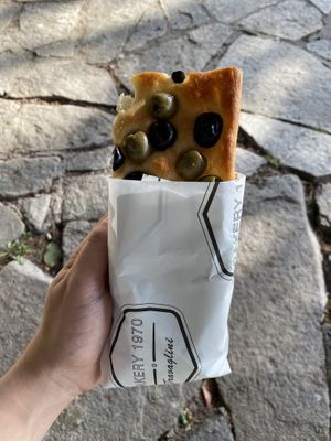   at Antico Forno Patrone in Genoa