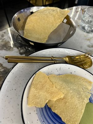 Fried papadam  at Atithi Indian Restaurant Eindhoven in Eindhoven