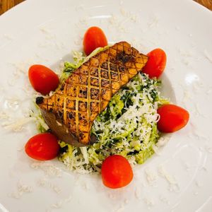 Zucchini Noodles with Grilled Eryngi Mushroom - Vegetarian can be made Vegan at Viva Creative Kitchen in Porto