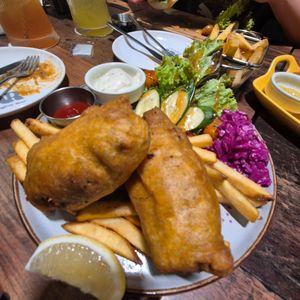 Fish n chips at Naughty Root in Selangor