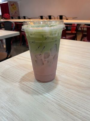 strawberry matcha late at KOCO  in Virginia Beach